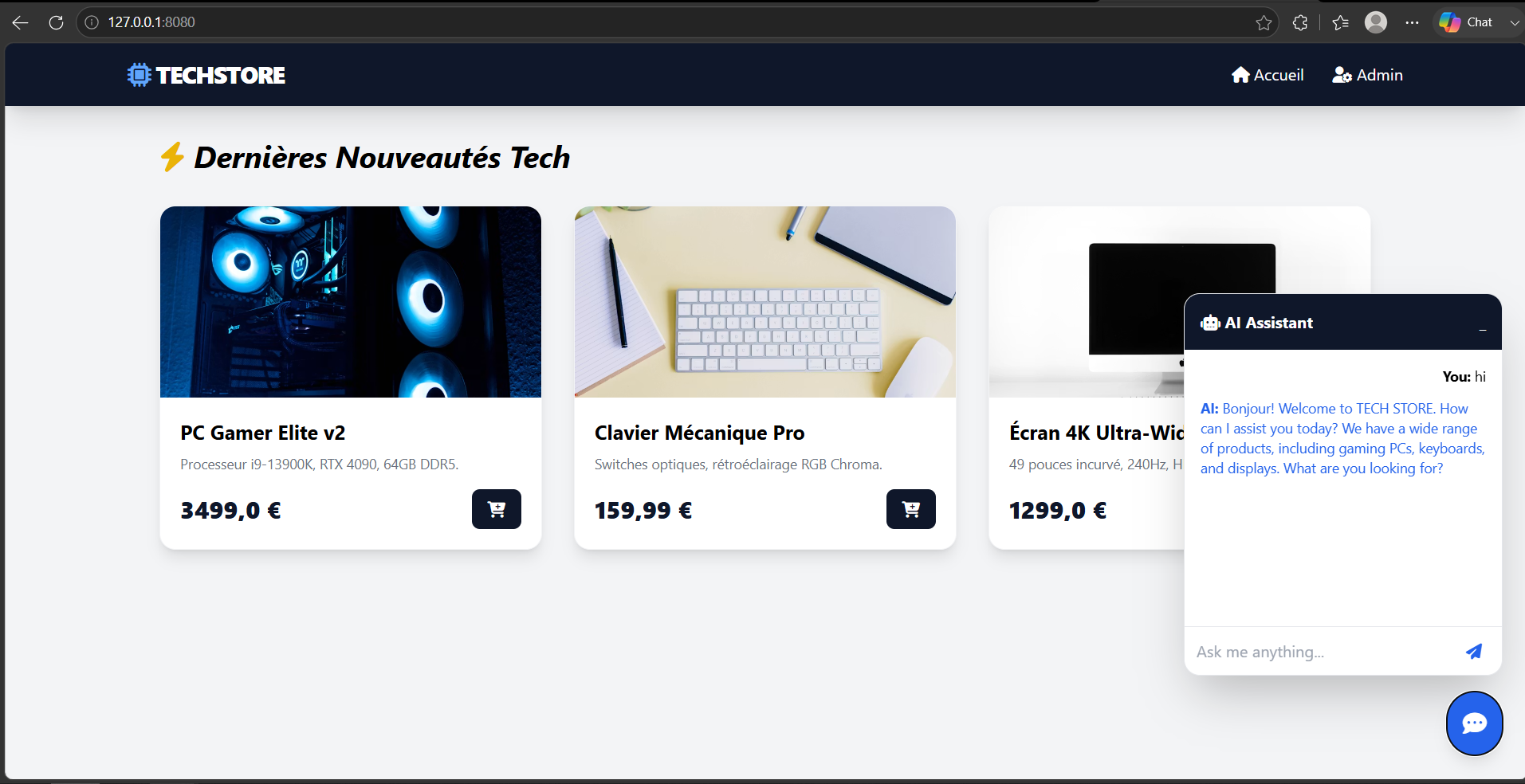 Aperçu du projet